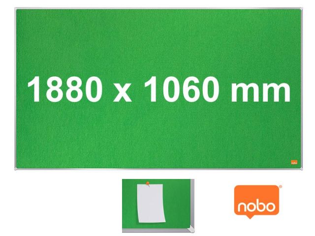 NOBO TABLERO PANORAMICO 1880x1060mm VERDE 1915428