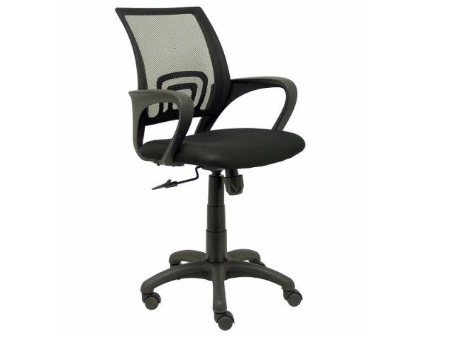 UNISIST SILLA OFICINA NEGRA RESPALDO MALLA NEGRO