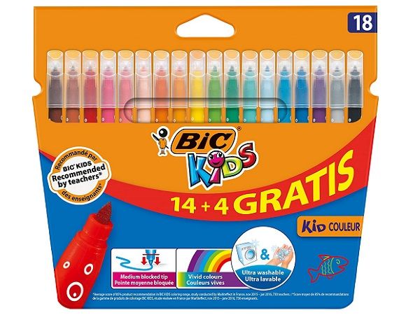 BIC KIDS CJ. 18 (14+4 ) ROTULADORES COULEUR 937510