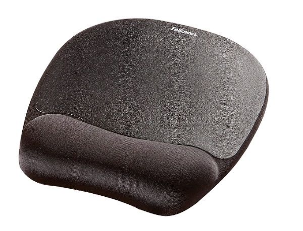 FELLOWES REPOSAMUÑECAS RATON MEMORY FOAM NEGRO