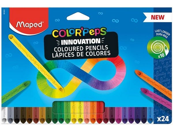 MAPED ESTUCHE CARTON 24 LAPICES COLORPEPS INFINITY