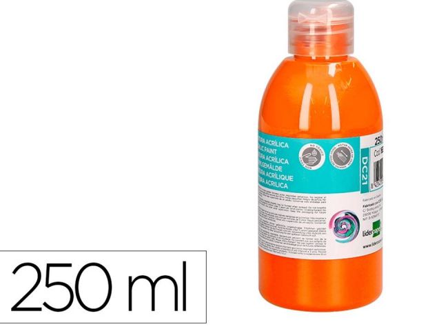 LDP PINTURA ACRILICA BOTE 250ML NARANJA