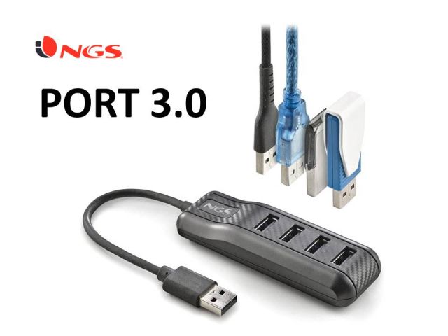 NGS HUB 4 PUERTOS USB 3.0  PORT 3.0