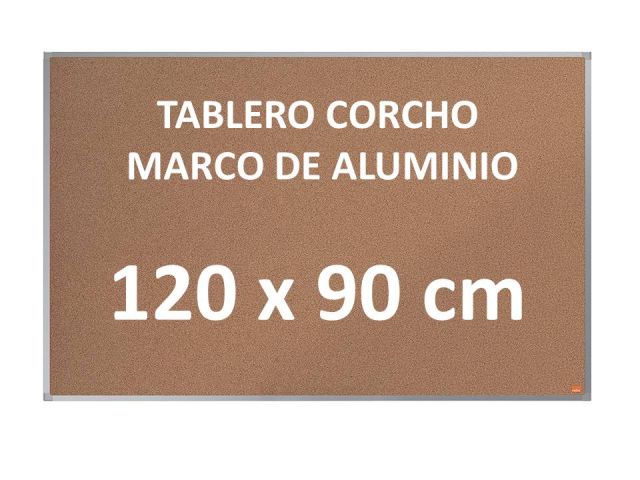 NOBO TABLERO CORCHO MARCO ALUMINIO 120x90 1903961