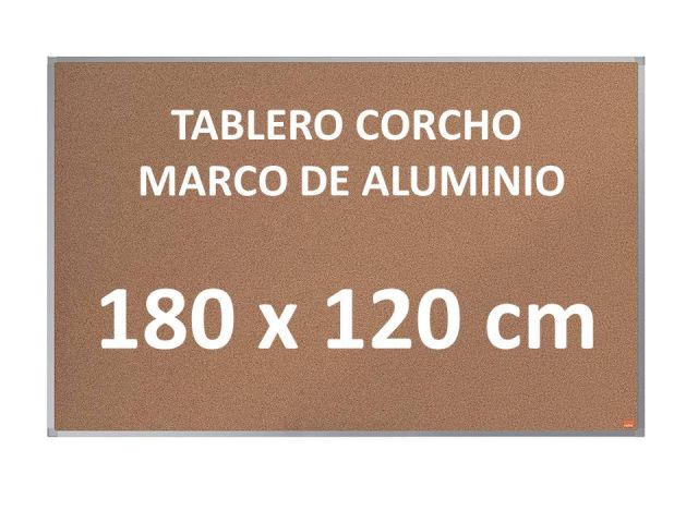 NOBO TABLERO CORCHO MARCO ALUMINIO 180x120 1903997