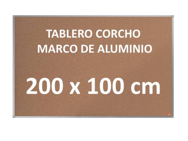 NOBO TABLERO CORCHO MARCO ALUMINIO 200x100 1915347