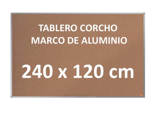 NOBO TABLERO CORCHO MARCO ALUMINIO 240x120 1915348