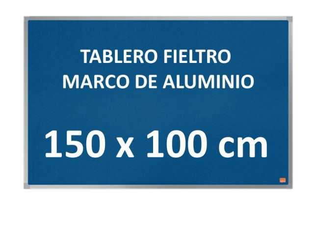 NOBO TABLERO FIELTRO MARCO ALUMIN. 150x100 1915559