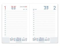 LDP AGENDA ANUAL ENCUAD DÍA PÁGINA A5 CORFU AZUL 2026
