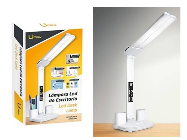 UMAY LAMPARA LED DE ESCRITORIO CARGA USB BL 331756