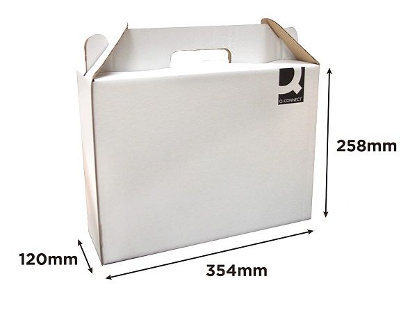 (PACK.10) CAJAS MALETÍN CARTON ASA 35x12x25cm