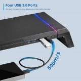 EWENT SOPORTE MONITOR PLEGABLE CON HUB USB EW1268