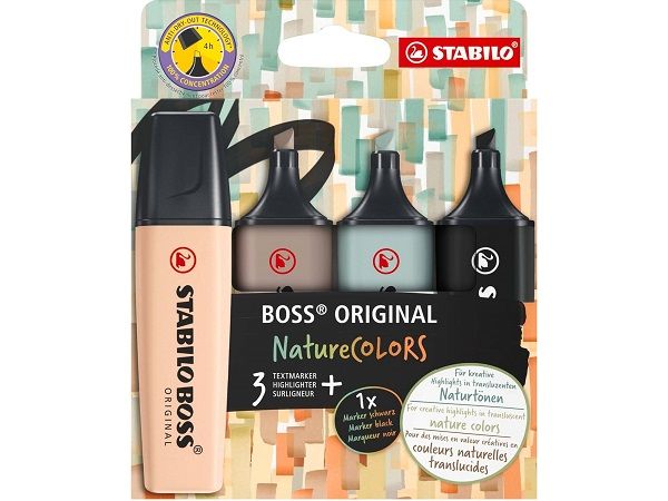 STABILO BOSS EST.4 MARCADOR NATURECOLORS 70/4-2-5