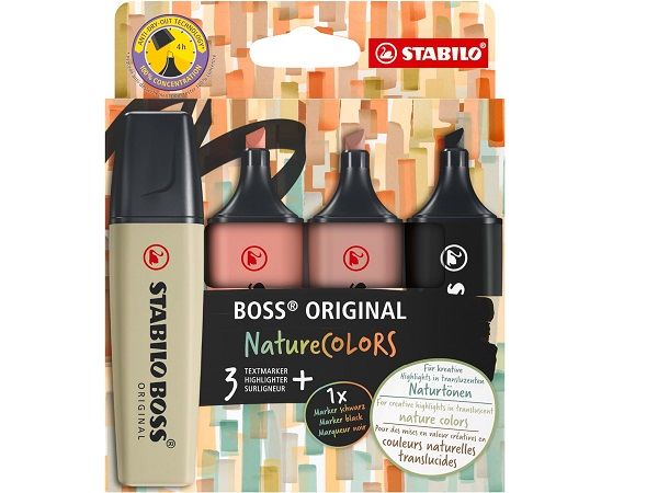 STABILO BOSS EST.4 MARCADOR NATURECOLORS 70/4-2-3