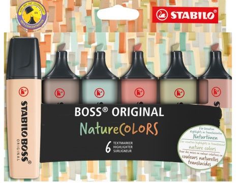 STABILO BOSS EST.6 MARCADOR NATURECOLORS 70/6-2-2