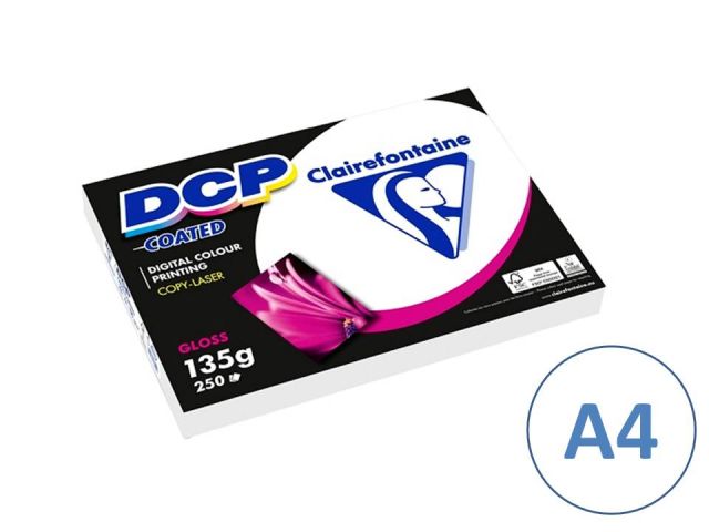 P.250H. PAPEL DCP COATED GLOSSY 135G A4 6841C