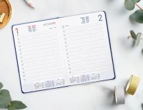 LDP AGENDA ANUAL ENCUAD DÍA PÁG A5 MIKONOS NEGRO 2026