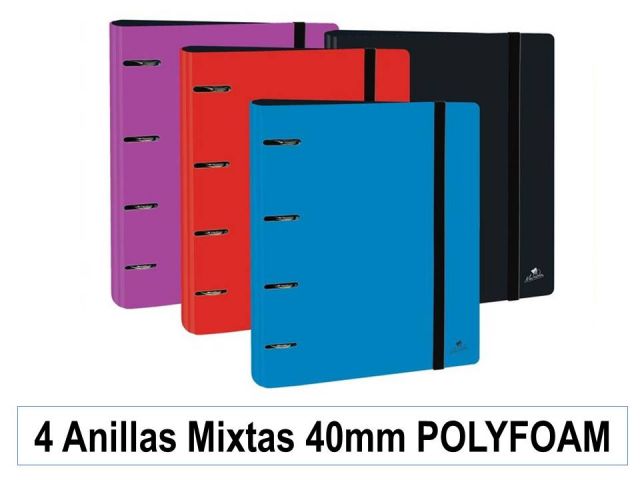 MARIOLA CARPETA POLYFOAM 4A 40MM MIXTAS C/GOMA