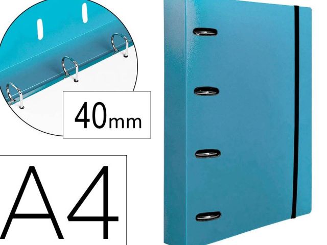 LDP CARPEBLOC 4A 40mm PP C/GOMA C/RECAMBIO AZUL