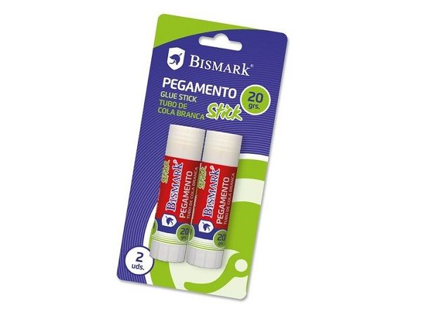 BMK BLISTER 2 PEGAMENTO STICK MEDIANO  20 GR.