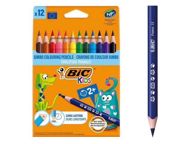 BIC EST.12  LÁPICES TRIANGLE COLOR 829735
