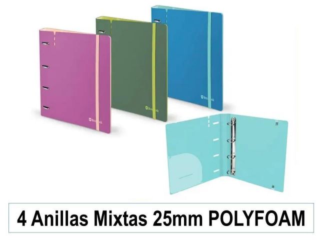 BMK  CARPETA POLYFOAM 4A 25MM MIXTAS C/GOMA