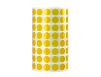 LIDERPAPEL ROLLO GOMETS REDONDO 10,5mm AMARILLO 6000 UNIDADES