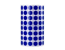 LIDERPAPEL ROLLO GOMETS REDONDO 10,5mm AZUL 6000 UNIDADES