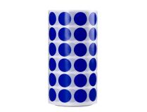 LIDERPAPEL ROLLO GOMETS REDONDO 15mm AZUL 2500 UNIDADES
