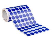 LIDERPAPEL ROLLO GOMETS REDONDO 15mm AZUL 2500 UNIDADES
