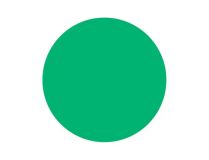 LIDERPAPEL ROLLO GOMETS REDONDO 15mm VERDE 2500 UNIDADES