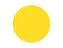 LIDERPAPEL ROLLO GOMETS REDONDO 20mm AMARILLO 2000 UNIDADES