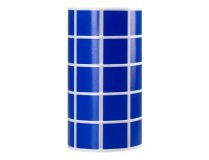 LIDERPAPEL ROLLO GOMETS CUADRADO 20mm AZUL 2000 UNIDADES