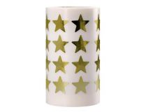 LIDERPAPEL ROLLO GOMETS ESTELLAS 20mm DORADAS 1500 UNIDADES