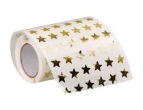 LIDERPAPEL ROLLO GOMETS ESTELLAS 15mm DORADAS 2500