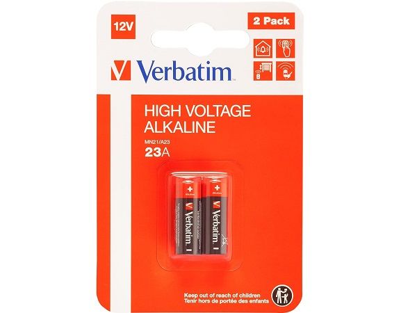 VERBATIM PILAS LR23A LRV08 A23- PACK 2 UD (MANDOS)