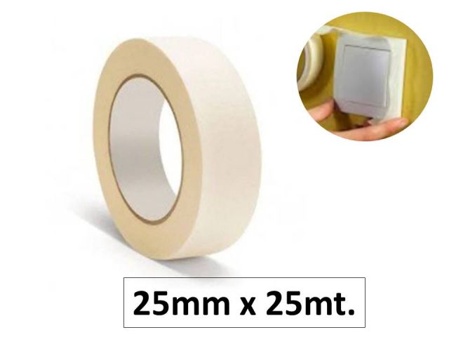 CINTA PINTOR CARROCERO 25mm x 25mt BLANCO 1399/BS 