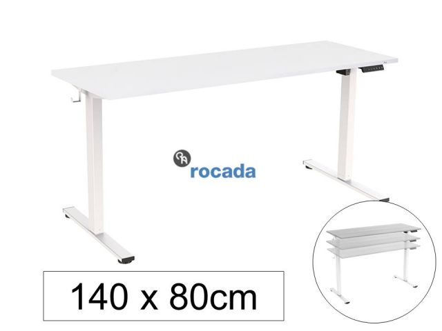 ROCADA MESA REGULACION ALTURA ELECTRICA 140x80cm B
