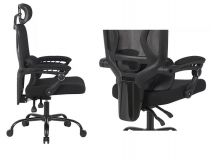 QC SILLA REGGIO DIRECCIÓN NEGRA RESPALDO MALLA NEG