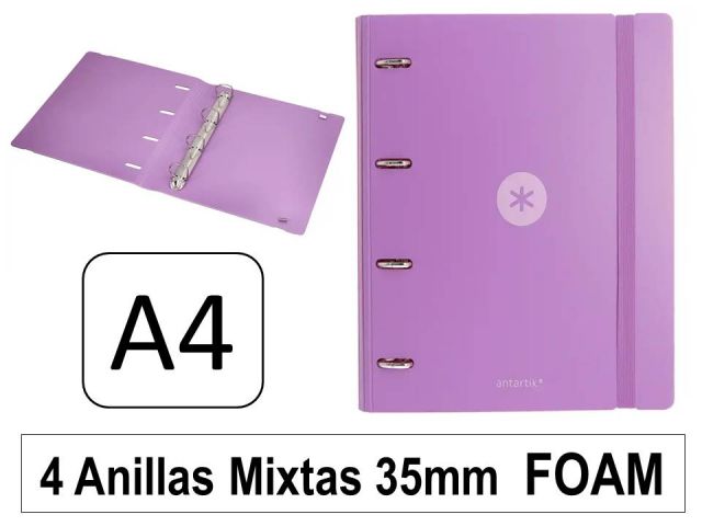 ANTARTIK CARPETA FOAM 4A 35MM MIXTAS C/GOMA LAVANDA