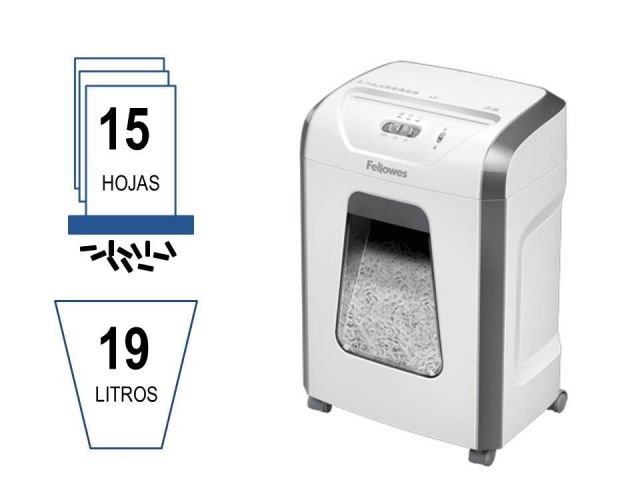 FELLOWES DESTRUCTORA 15C 100017466           (10m)