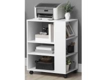 MESA AUXILIAR MULTIUSOS 60x40x76cm BLANCO